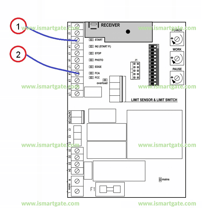 Wiring diagram for DIMOEL Kit NewROTOR